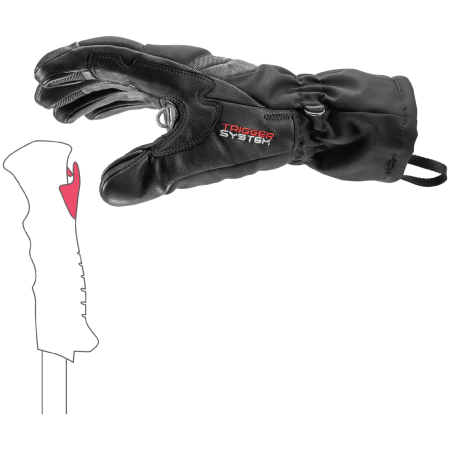 Дамски скиорски ръкавици Leki Griffin Base 3D Women