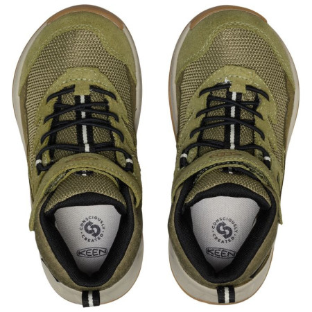 Детски обувки Keen Hightrail Mid Wp Children Dark Olive