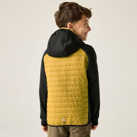 Детско яке Regatta Junior Andreson Hybrid BlkWdBrown