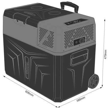 Kомпресорен хладилник Yolco BCX40