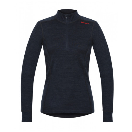 Дамски суитшърт Husky Aron zip L (2022) черен/син