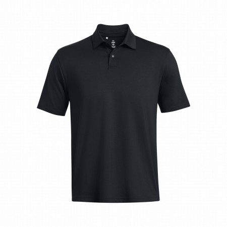 Функционална мъжка тениска Under Armour T2G Polo Lb черен Black/White