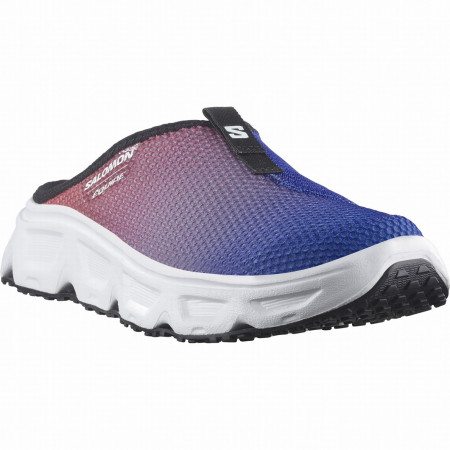 Мъжки чехли Salomon Reelax Slide 6.0 Equipe син Surf The Web / Fiery Red / White