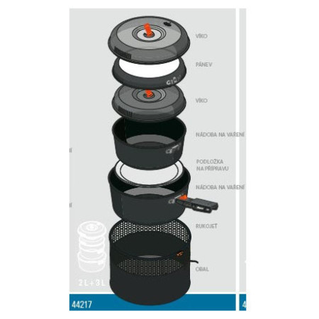 Комплект прибори GSI Outdoors Bugaboo Base Camper Medium