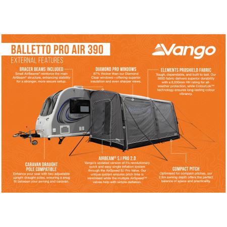Форселт Vango Balletto Pro Air 390