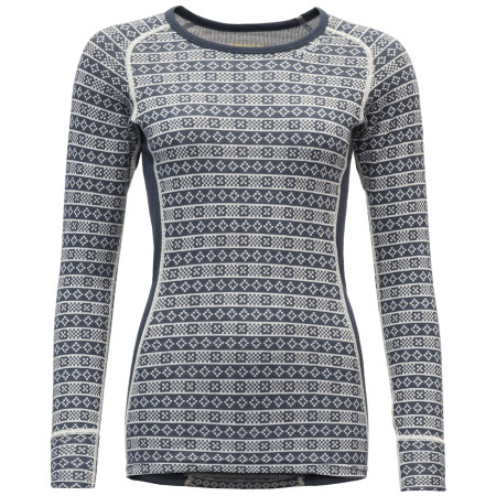 Дамска функционална блуза Devold Alnes Woman Shirt черен/бял Night