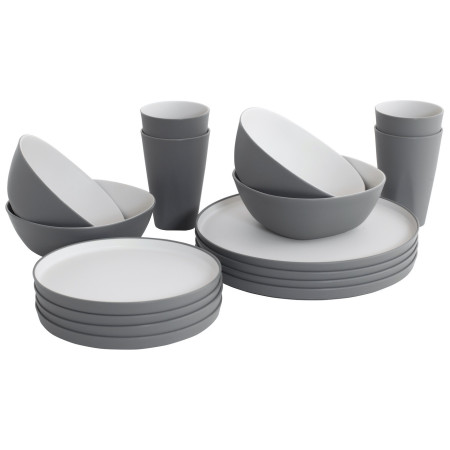 Комплект прибори Outwell Gala 4 Person Dinner Set сив