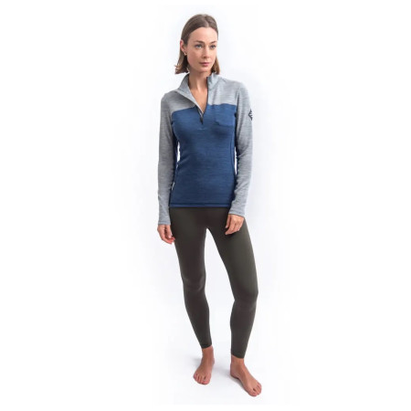 Дамска функционална блуза Sensor Merino Bold с дълъг ръкав и цип
