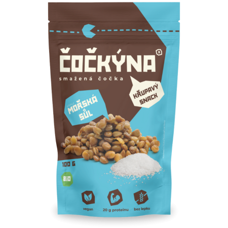 Храна за пътуване Čočkýna Пържена леща: морска сол