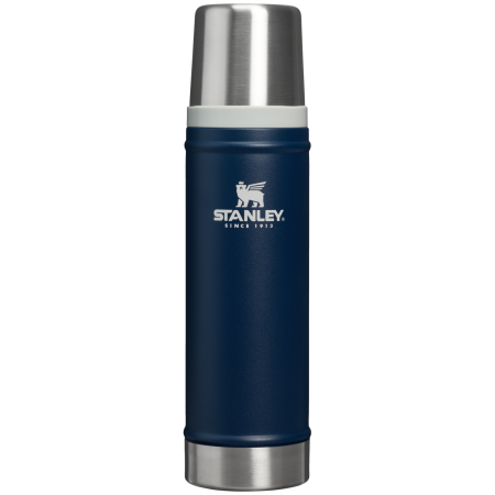 Термос Stanley The Legendary Classic Bottle 590 ml син Dark Navy