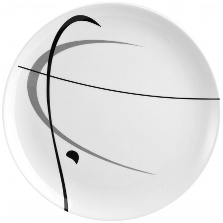 Чиния Brunner Dinner plate ø 25 cm White бял / черен