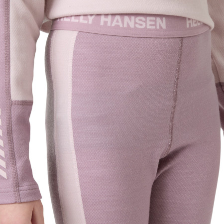 Детски функционален комплект Helly Hansen Jr Lifa Merino Midweight Set Purple Clay