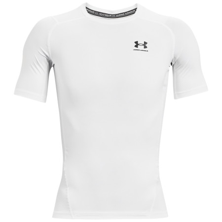 Функционална мъжка тениска Under Armour HG Armour Comp SS бял White/Black