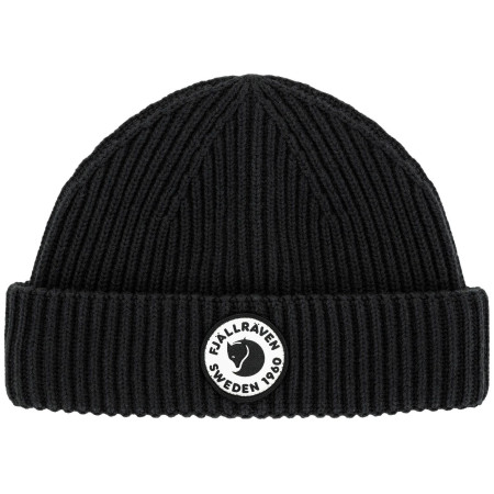 Зимна шапка Fjällräven 1960 Lite Logo Hat черен Black