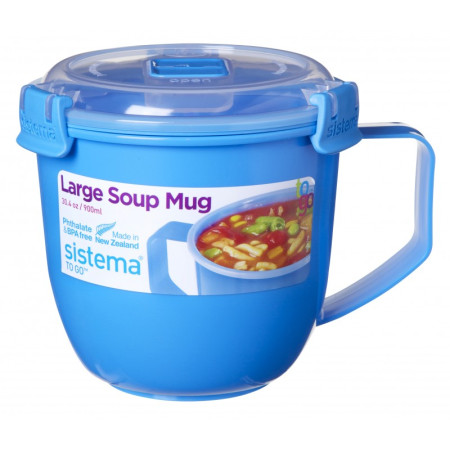 Чаша Sistema Large Soup Mug Color син