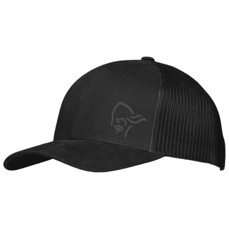 Шапка с козирка Norrona /29 snap back trucker mesh Cap черен Caviar Black