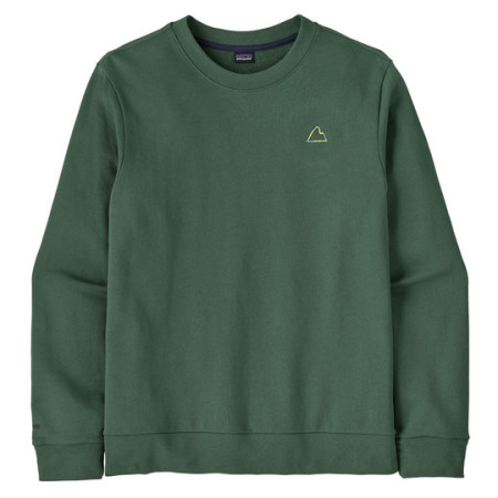 Мъжки суитшърт Patagonia M's Fitz Roy Massif Daily Crew зелен Canopy Green