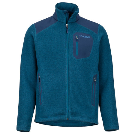 Мъжки пуловер Marmot Wrangell Jacket тъмно син Denim/DarkIndigo
