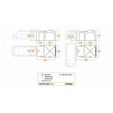 Форселт Vango Tailgate Hub II Low