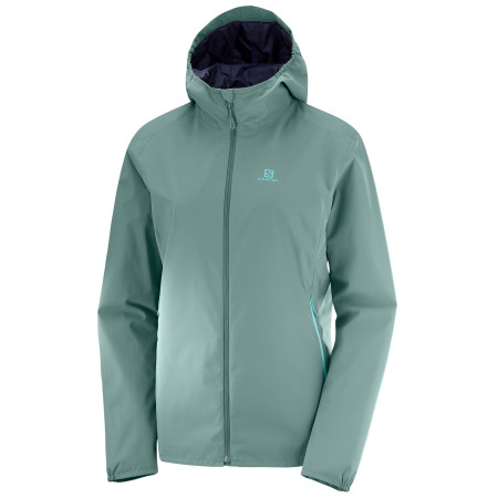 Дамско яке Salomon Essential JKT W зелен BalsamGreen