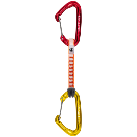 Примка с карабинери Skylotec Fly-weight EVO Long Set UL vel. 50 червен Red/Gold