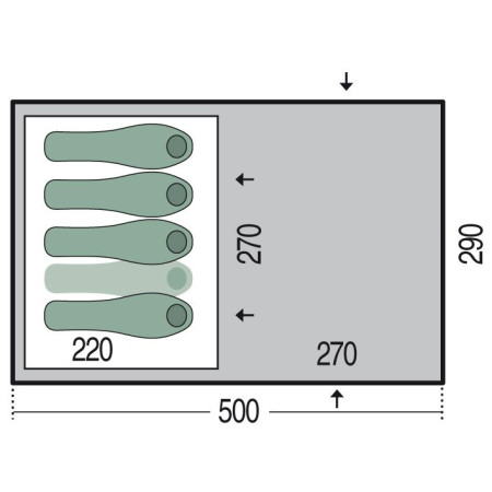Палатка Pinguin Omega 4