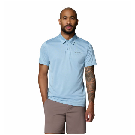Мъжка тениска Columbia Columbia Hike™ Polo син Ripple Blue Heather
