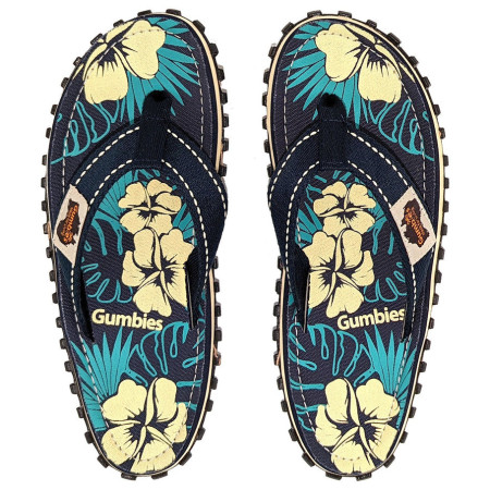 Джапанки Gumbies Islander Blue Hibiscus син