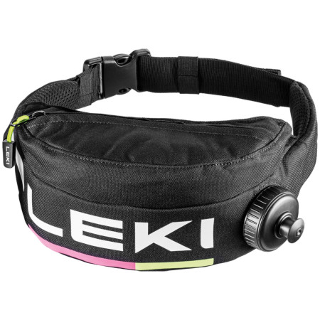 Чантичка за кръста за бягане Leki Drinkbelt Thermo Compact черен black-neonpink-neonyellow