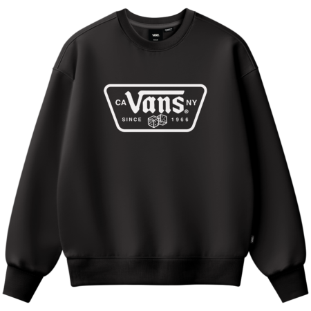 Мъжки суитшърт Vans Knu Patch Crew черен Black