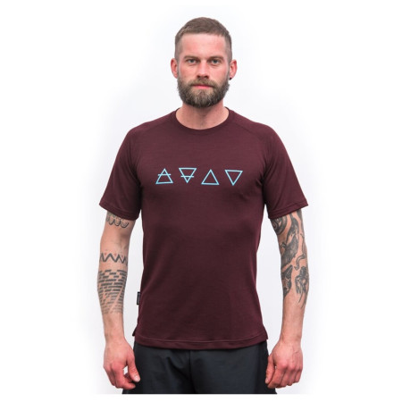 Функционална мъжка тениска Sensor Merino Blend Elements