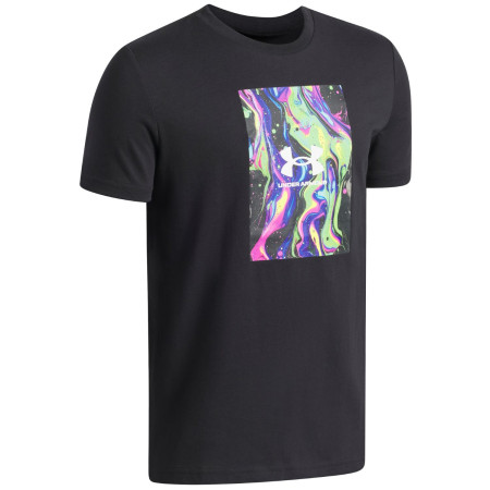 Детска функционална тениска Under Armour UA B Multi Color Photo SS Black