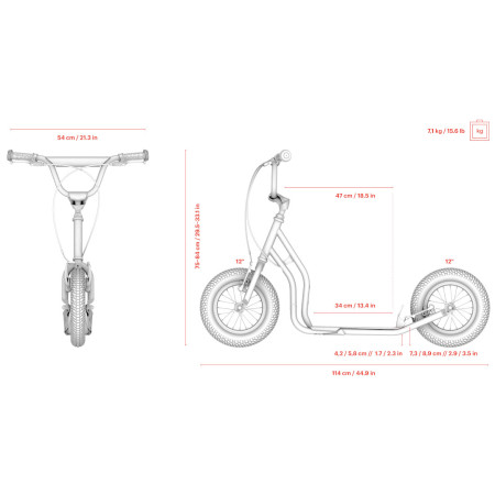 Тротинетка Yedoo Tidit