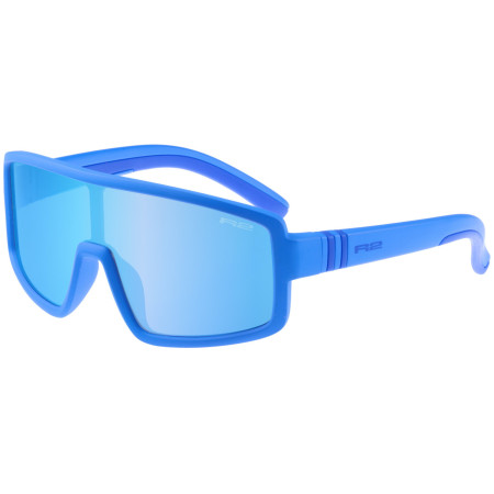 Спортни очила R2 Invader син Barva čočky : hnědá Povrchová úprava čočky : ledově modrý chrom