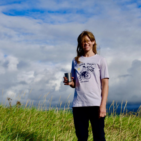 Дамска тениска Fjällräven Hoja Iväg T-shirt W