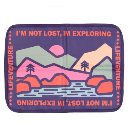 Подложка за сядане LifeVenture Sit Mat лилав Mountain