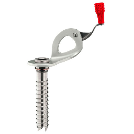 Винт за лед Petzl Laser Speed 10 cm сребърен