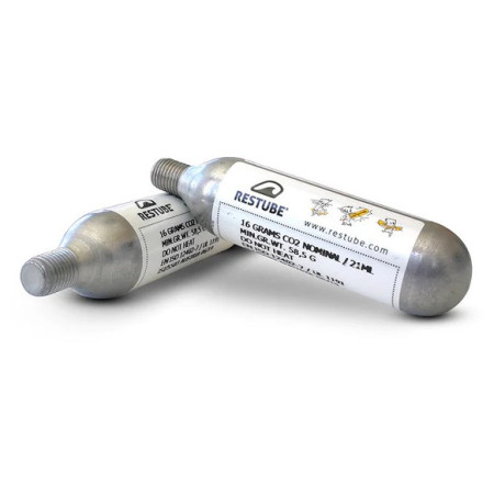 Резервна част Restube CO₂ cartridge 16g (2pack) сребърен
