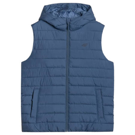 Мъжка жилетка 4F Vest Jacket M225 син DENIM