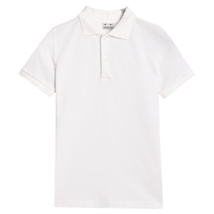 Детска тениска 4F Polo Shirt M614 бял WHITE