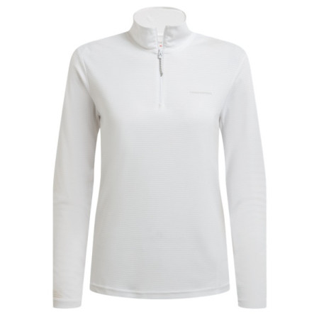 Дамска тениска Craghoppers NosiLife SolarShield+ Half Zip Top бял White