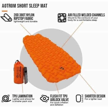 Надуваема постелка Vango Aotrom Short