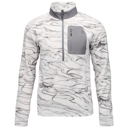 Мъжки суитшърт Black Diamond Rift HZ Fleece Jacket сив Relief-Alloy-Steel Grey