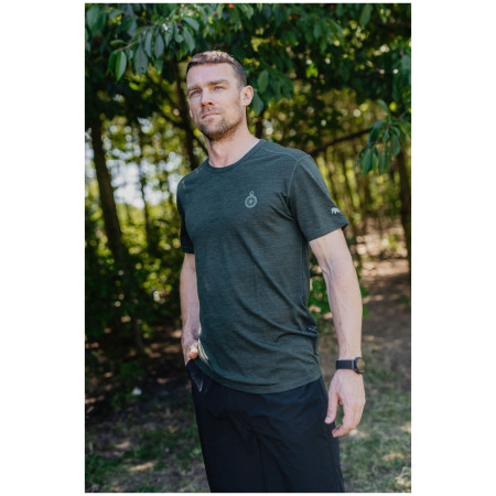 Мъжка тениска Zulu Merino Quest 160 Short Comfy