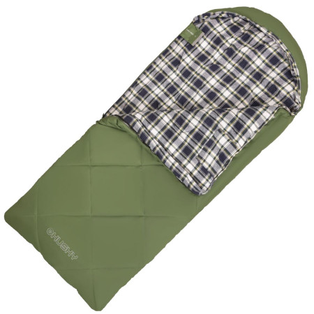 Изложен спален чувал Husky Kids Galy -5°C - Vystavené зелен Green