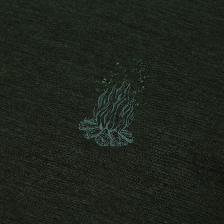 Мъжка тениска Zulu Merino Fire 160 Short Comfy