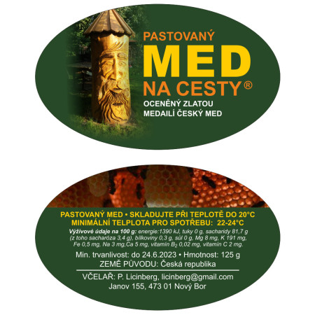 Мед в тубичка P. Licinberg Med na cesty