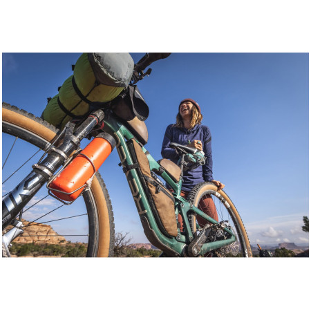 Бутилка от неръждаема стомана Klean Kanteen Wide w/Wide Loop Cap - brushed stainless 800 ml