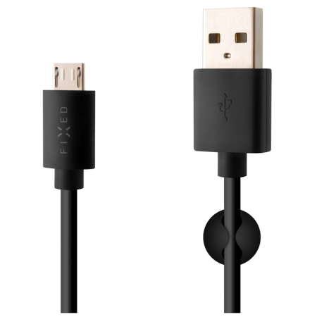 Кабел за зареждане и пренос на данни Fixed Datový a nabíjecí kabel FIXED USB/micro USB черен černá