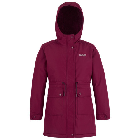 Детско яке Regatta Junior Valenta червен DkPimen(Fig)